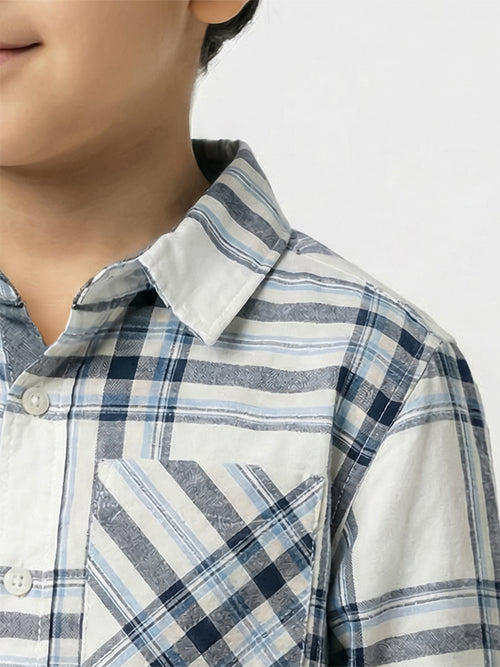 Boy's Shirts Multi Full sleeve Spread Collar