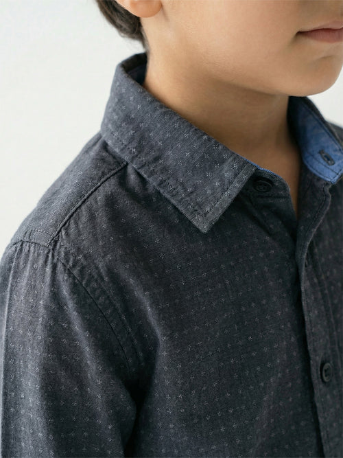 Boy's Shirts Multi Full sleeve Spread Collar