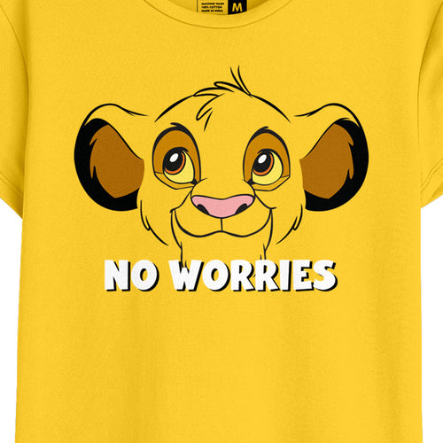 No Worries Women Graphic Printed Tees