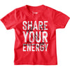 Boys Printed Share your Energy Tees