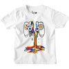 Boys Printed Color Driping JoyStick Tees