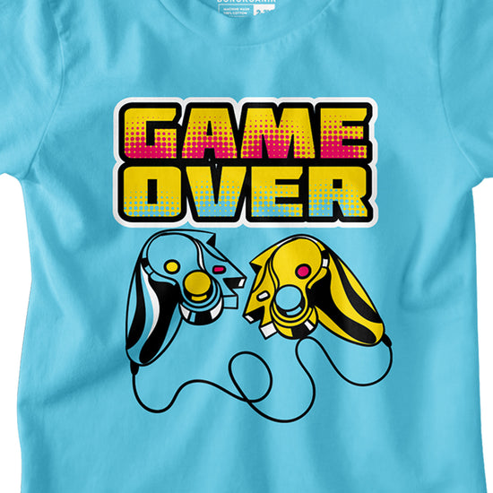 Boys Game Over Printed Tees