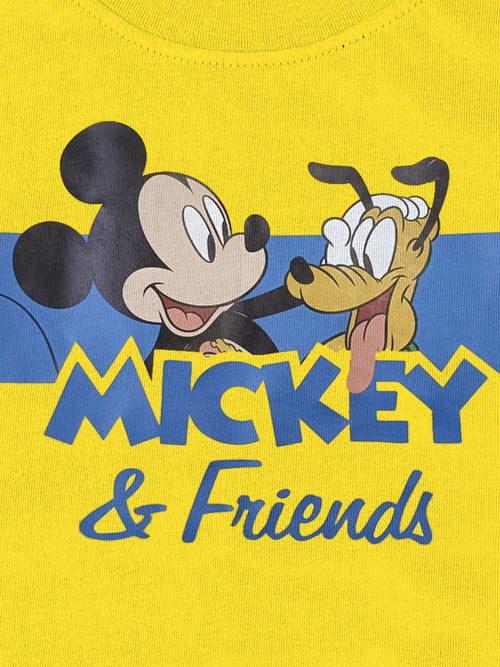 Mickey & Friends Yellow Boys T-SHIRT