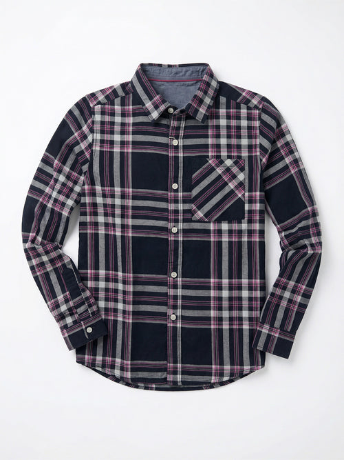 Boy's Shirts Multi Full sleeve Spread Collar