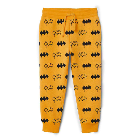 Batman Mustard Yellow Boys Joggers
