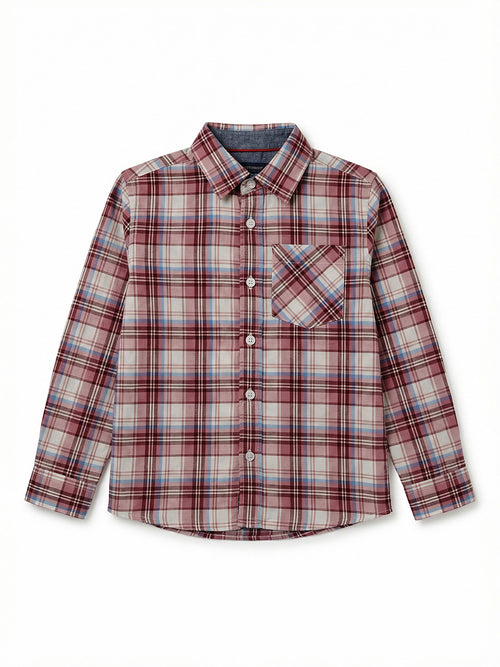 Boy's Shirts Multi Full sleeve Spread Collar