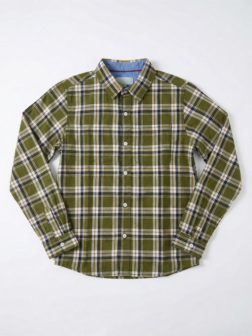 Boy's Shirts Multi Full sleeve Spread Collar