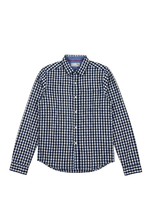 Boy's Shirts Black Full sleeve Spread Collar