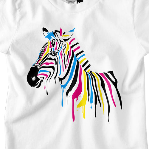 Zebra Graphic Printed Boys Tshirt