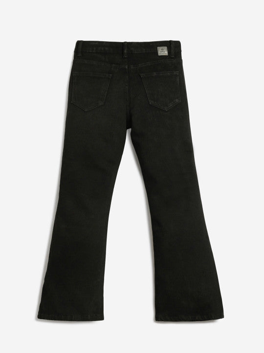 Girls Jean Mid-Rise Clean Look Cotton Jeans