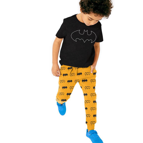 Batman Mustard Yellow Boys Joggers
