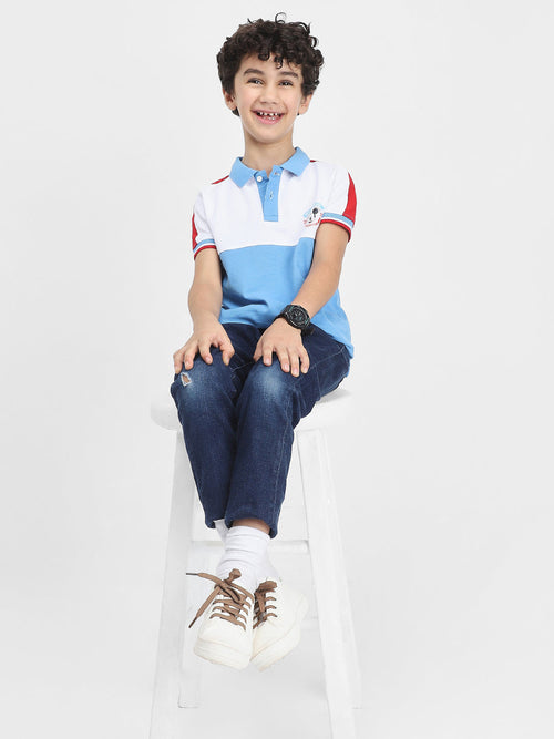 Mickey Boys Polo Tees  | Multi Color