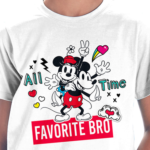 Mickey All Time Favorite Bro & Sis Siblings Tees