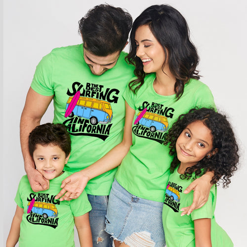 Best Surfing California Matching Tees For Family