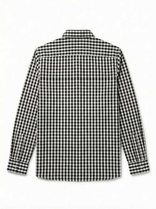 Boy's Shirts Black Full sleeve Spread Collar