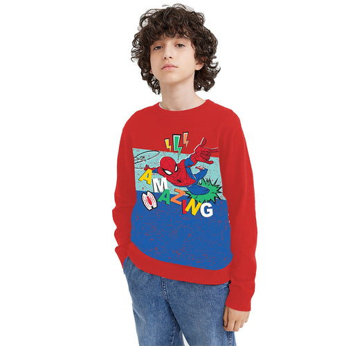 Spiderman Red Boys Sweatshirt
