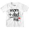 Boys Printed Mom Dad & Me Printed Tshirt