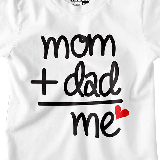 Boys Printed Mom Dad & Me Printed Tshirt