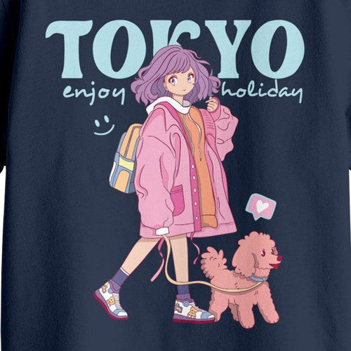 Girls Graphic Printed Tees