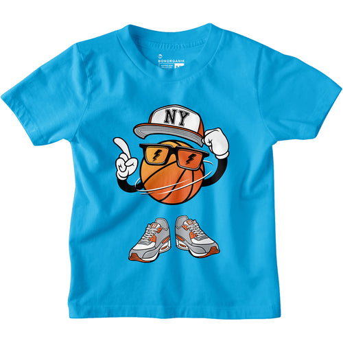 Boys NY Printed Blue Tshirt