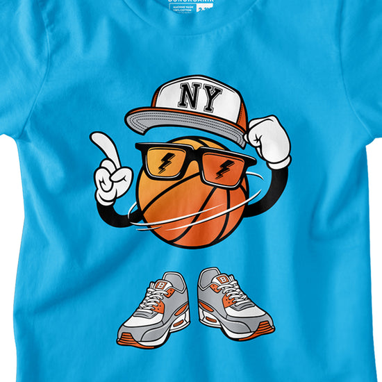 Boys NY Printed Blue Tshirt