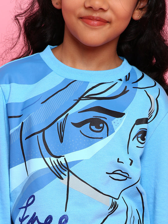 Elsa Free Spirit Girls Relax Sweatshirt