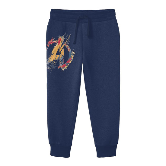 Avenger Logo Navy Blue Boys Joggers