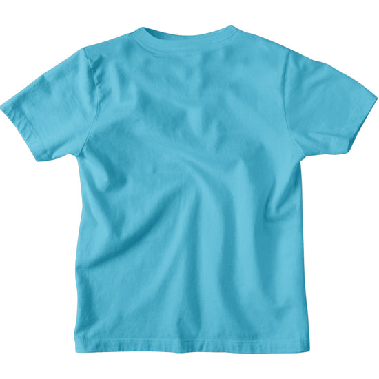 Boys Printed Blue Tshirt