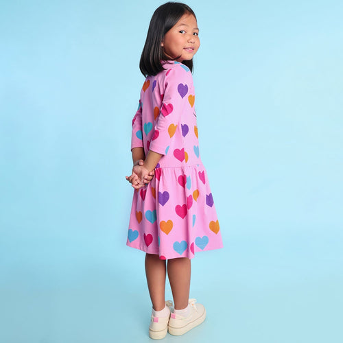 Daisy Duck Printed Girls Dress