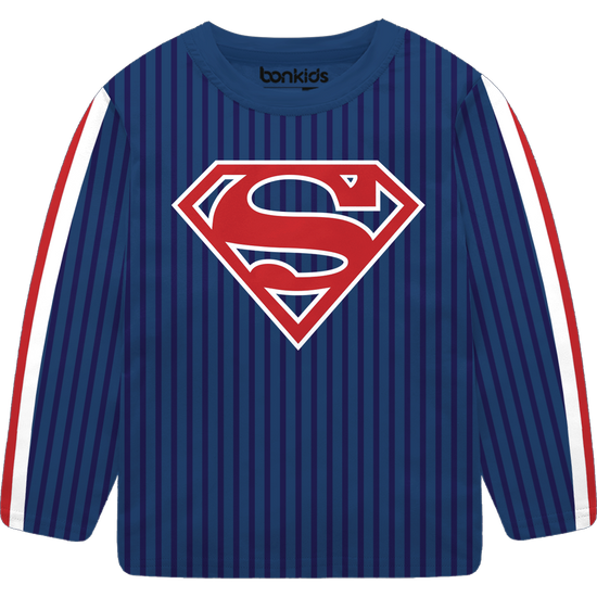 Navy Superman Full Sleeve Tshirt