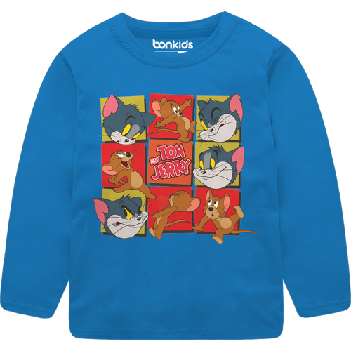 Tom & Jerry Blue Full Sleeve Tshirt