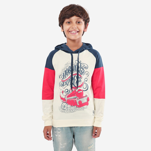 HOGWARTS Express Printed Boys Hoodie