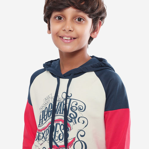 HOGWARTS Express Printed Boys Hoodie