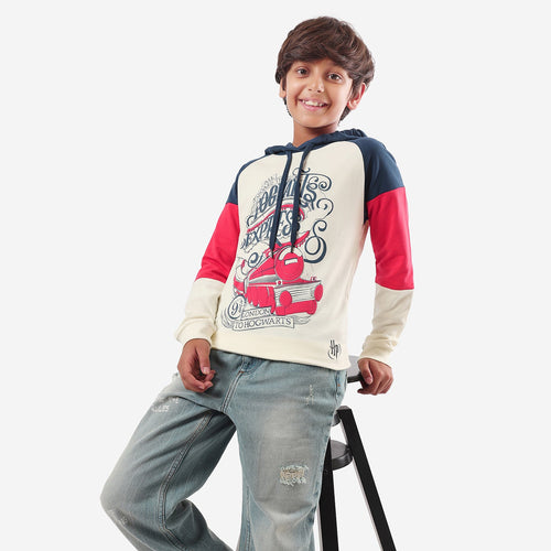 HOGWARTS Express Printed Boys Hoodie