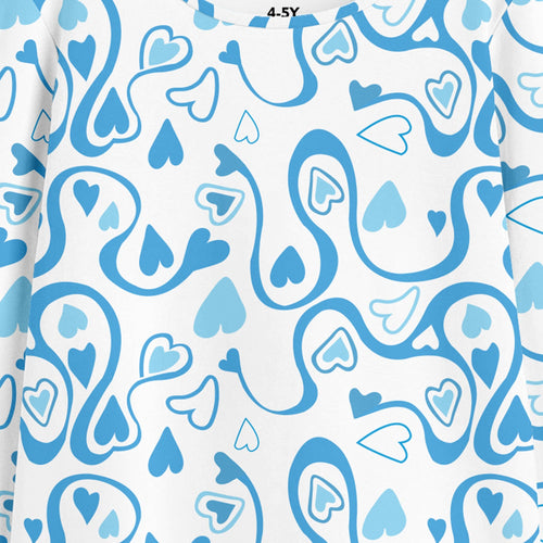 Girls Printed Full Sleeve Tshirt