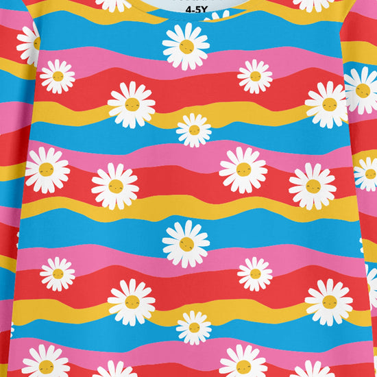 Girls Printed Full Sleeves Tshirt