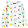Girls Overall Printed Full Sleeve Tshirt