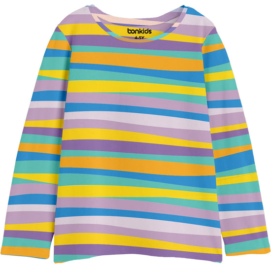 Girls Printed Full SLeeve Tshirt