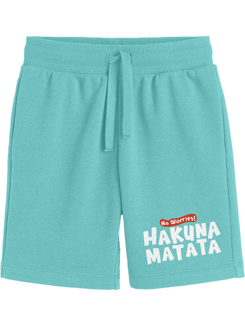 Bonorganik Kids Hakuna Matata Co-ords Set Blue T-Shirt & Shorts