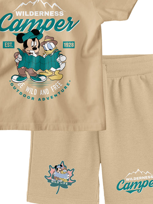 Bonorganik Kids Disney Cartoon Co-ords Set T-Shirt & Shorts