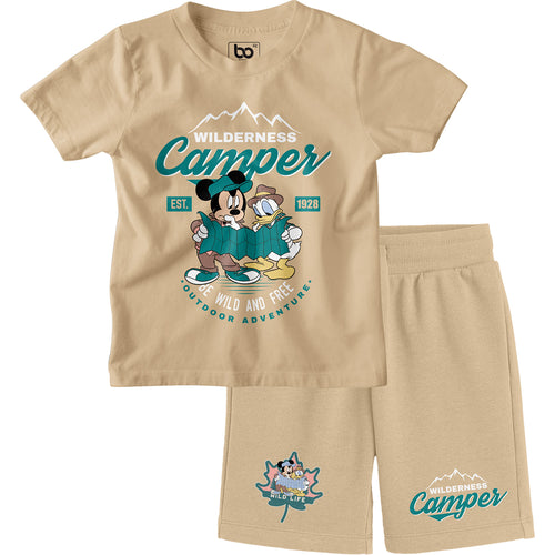 Bonorganik Kids Disney Cartoon Co-ords Set T-Shirt & Shorts