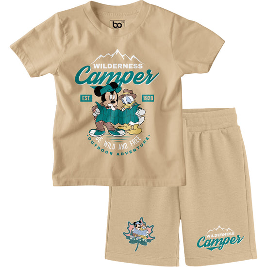 Kids Disney Cartoon Co-ords Set T-Shirt & Shorts