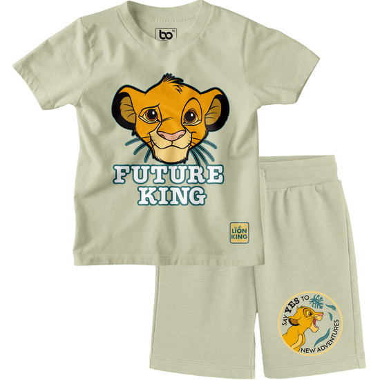 Kids Lion King Future King Co-ords Set T-Shirt & Shorts