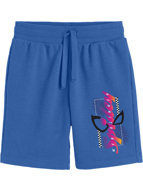 Bonorganik Kids Spider-Man Graphic Co-ords Set Blue T-Shirt & Shorts