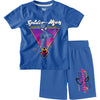 Bonorganik Kids Spider-Man Graphic Co-ords Set Blue T-Shirt & Shorts