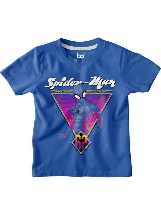 Bonorganik Kids Spider-Man Graphic Co-ords Set Blue T-Shirt & Shorts