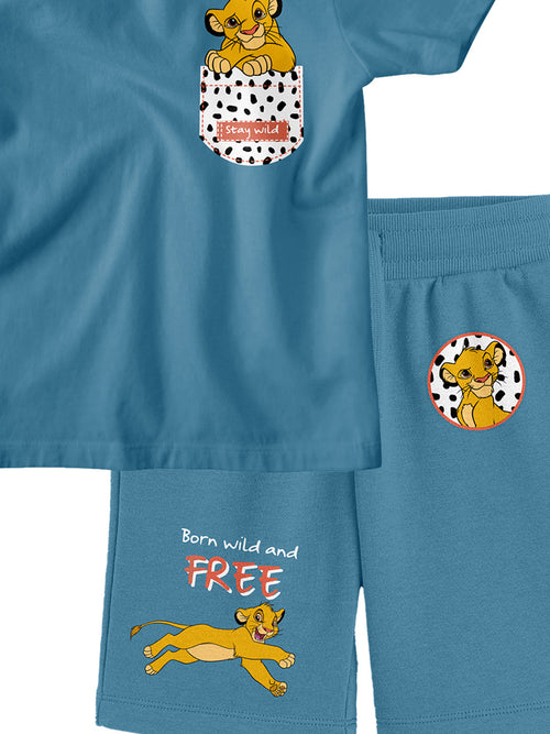 Bonorganik Kids Lion King Stay Wild Co-ords Set T-Shirt & Shorts