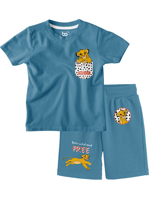 Bonorganik Kids Lion King Stay Wild Co-ords Set T-Shirt & Shorts