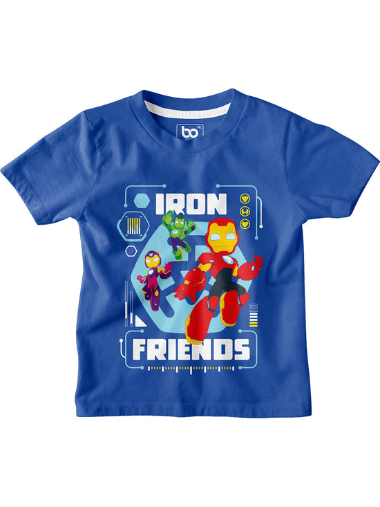 Bonorganik Kids Iron Man & Friends Co-ords Set T-Shirt & Shorts