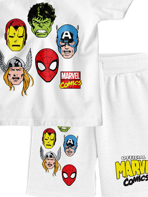 Bonorganik Kids Marvel Comics Co-ords Set T-Shirt & Shorts